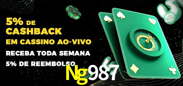 Promoções do cassino ao Vivo Ng987